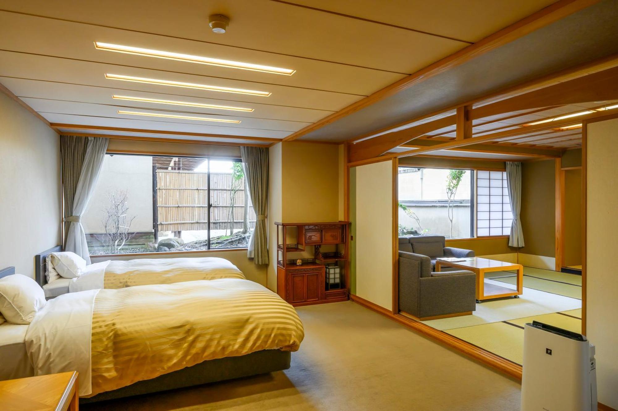 Senkeien Tsukioka Hotel Kaminoyama Exterior foto